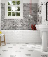 Декор Equipe Metro Patchwork B&W (Микс из 16-ти) арт-21396 — фото 1, Декор