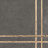 Керамогранит Ceramica Fioranese Sfrido Cemento4 Nero 4 lines арт-SF4L64R — фото 1, Керамогранит