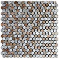 Мозаика Moreroom Stone Stamping Aluminum Mix арт-S033 — фото 1, Мозаика