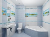 Настенная плитка Ceramica Classic Greatness Этюд голубой арт-12-01-61-562 — фото 2, Настенная плитка