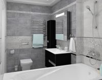 Декор Laparet Bastion Серый арт-08-03-06-453 — фото 3, Декор