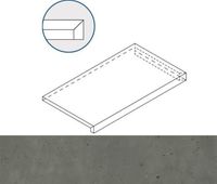 Угловая ступень Italon Avantgarde (Авангард) Black Правая арт-620070002833 — фото 1, Ступени и клинкер