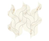 Мозаика Atlas Concorde Italy Marvel X Calacatta Apuano Waterfall Lappato арт-AF8R — фото 1, Мозаика