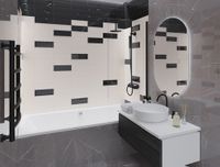 Товар: Настенная плитка Golden Tile The Wall Мятная Грань арт-6LL051 - фото 6 Настенная плитка Golden Tile The Wall Мятная Грань арт-6LL051 — фото 6, Настенная плитка