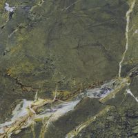 Керамогранит Ariostea Ultra Marmi Verde Karzai Polished 6mm арт-UM6L150637 — фото 1, Керамогранит