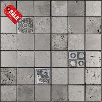 Мозаика Skalini Platinum Серая арт-PLT-3B — фото 1, Мозаика