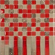 Мозаика NSmosaic Exclusive S-808 арт-S-808 стекло камень(23*23*8) 298*298 — фото 1, Мозаика