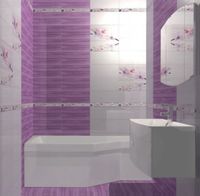 Бордюр Cersanit Miracle Сиреневый арт-MC1J321 — фото 6, Бордюр