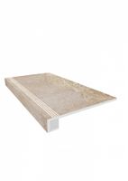 Ступень Ametis Kailas Light Brown Комплект Прямоугольный Бортик + Подступенок арт-KA03 — фото 1, Ступени и клинкер