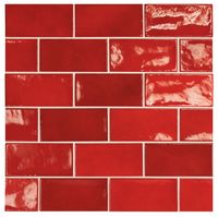 Настенная плитка Equipe Village Volcanic Red 6.5 арт-25581 — фото 3, Настенная плитка