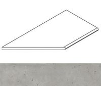 Italon Avantgarde (Авангард) Silver Бортик Закруглённый Левый 20mm арт-620090001168 — фото 1, Спец. Элемент