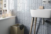 Настенная плитка Equipe Scale Hexagon Sky Blue арт-23293 — фото 1, Настенная плитка