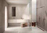 Керамогранит Marazzi Ragno Realstone Travertino Struttura 3D Canneto Vein Titanio Rett арт-RCC1 — фото 5, Керамогранит
