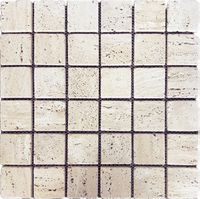 Мозаика Starmosaic Wild Stone Travertine Light 48x48 арт-JMST2503 — фото 1, Мозаика