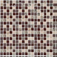 Мозаика NSmosaic Exclusive S-841 арт-S-841 стекло камень (15*15*8)305*305 — фото 1, Мозаика