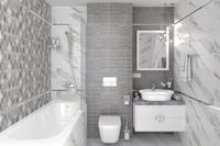 Декор Laparet Arctic Серый Мозаика арт-17-00-06-2486 — фото 2, Декор