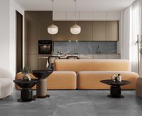 Керамогранит Laparet Pulpis Nero глянцевый обрезной арт-48043R — фото 13, Керамогранит