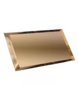 Настенная плитка ДСТ Зеркальная плитка бронзовая с фацетом 10мм арт-ПЗБ1-01 — фото 1, Настенная плитка