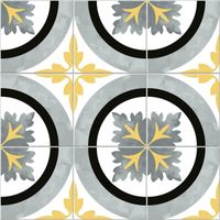 Керамогранит Dune Black&White Ornamental Mustard арт-187823 — фото 2, Керамогранит