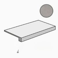 Ступень ABK Interno 9 Gradone Top Silver Ret арт-I9R34151 — фото 1, Ступени и клинкер