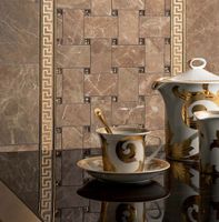 Товар: Декор Versace Marble Cassettone Foglia Nero арт-240073 - фото 7 Декор Versace Marble Cassettone Foglia Nero арт-240073 — фото 7, Декор