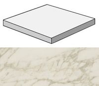 Ступень Atlas Concorde Italy Marvel Edge Royal Calacatta Scalino Ang. Lap. арт-AFC4 — фото 1, Ступени и клинкер