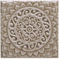 Декор Adex Studio Relieve Mandala Universe Silver Sands арт-ADST4100 — фото 1, Декор