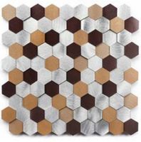 Мозаика Moreroom Stone Stamping Aluminum 3D Mix арт-A266 — фото 1, Мозаика