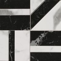 Мозаика Fap Ceramiche Roma Gold Carrara Superiore / Nero Elegante арт-fQKC — фото 1, Мозаика
