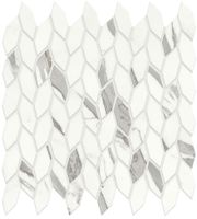 Мозаика Atlas Concorde Italy Marvel Shine Statuario Supremo Mosaico Twist Shiny арт-A4WM — фото 3, Мозаика