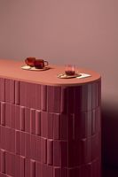 Настенная плитка 41zero42 Biscuit Waves Bordeaux арт-4101160 — фото 1, Настенная плитка