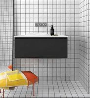 Настенная плитка Vitra Miniworx Черный Глянцевый арт-K945305 — фото 5, Настенная плитка