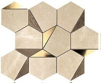 Мозаика Atlas Concorde Italy Marvel Edge Gold Hex Sable-Brown арт-9EHS — фото 1, Мозаика