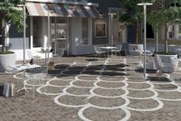 Керамогранит Ceramiche RHS (Rondine) Aurelia Grigio Arco арт-J88241 — фото 2, Керамогранит