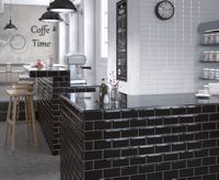 Настенная плитка Equipe Metro Black арт-12736 — фото 1, Настенная плитка