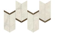 Мозаика Atlas Concorde Italy Marvel X Calacatta Perla Chevron Lappato арт-AF8Y — фото 1, Мозаика