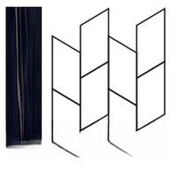 Мозаика Flaviker PI.SA Supreme Evo Twist Noir Laurent Lux арт-0008867 — фото 1, Мозаика