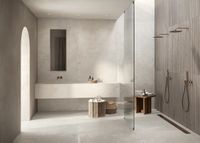 Керамогранит Marazzi Ragno Realstone Travertino Struttura 3D Canneto Vein Titanio Rett арт-RCC1 — фото 1, Керамогранит