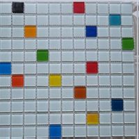 Мозаика NSmosaic Crystall S-453 арт-S-453 стекло (25*25*4) 300*300 — фото 1, Мозаика