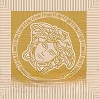 Вставка Versace Meteorite Tozzetto Medusa Naturale Miele/Oro арт-47125 — фото 1, Вставка