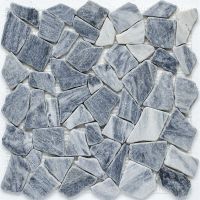 Мозаика Starmosaic Wild Stone Split Grey Matt натур. мрамор арт-JMST050 — фото 1, Мозаика