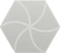 Керамогранит DNA Tiles Fancy Waves Grey арт-127012 — фото 1, Керамогранит