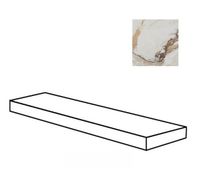 Угловая ступень Flaviker PI.SA Supreme Evo Angolare Top Dx Antique White Lux Ret арт-0004928 — фото 1, Ступени и клинкер