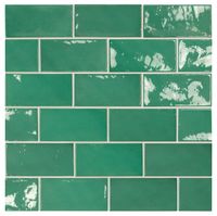 Настенная плитка Equipe Village Esmerald Green 6.5 арт-25584 — фото 2, Настенная плитка