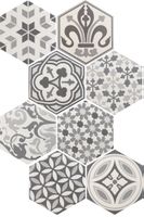 Керамогранит Equipe Hexatile Harmony B&W арт-21357 — фото 6, Керамогранит