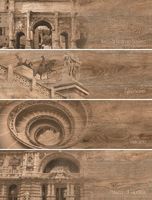 Декор Grasaro Italian Wood Dark Brown арт-G-252/SR/d01/200x600x9 — фото 5, Декор