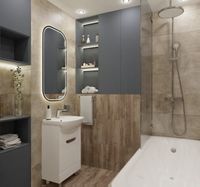 Керамогранит Primavera Alzirr Crema Рельеф 8mm арт-NR232 — фото 4, Керамогранит