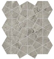Мозаика Atlas Concorde Italy Marvel Meraviglia Silver Majestic Hexagon Lapp арт-AJQ0 — фото 1, Мозаика
