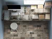 Керамогранит Ceramiche RHS (Rondine) London Beige Brick арт-J85938 — фото 5, Керамогранит