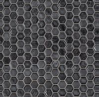 Мозаика L`antic colonial (Porcelanosa Grupo) Flow Hexagon Black арт-L244006351 — фото 1, Мозаика